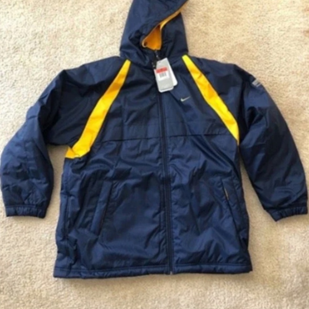 NIKE Jacket Mens Coat Reversible Style 123985 color 451 size L - NEW